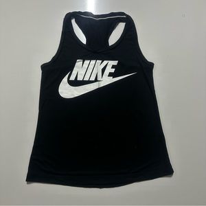 Nike dri-fit black/white tank top size S
